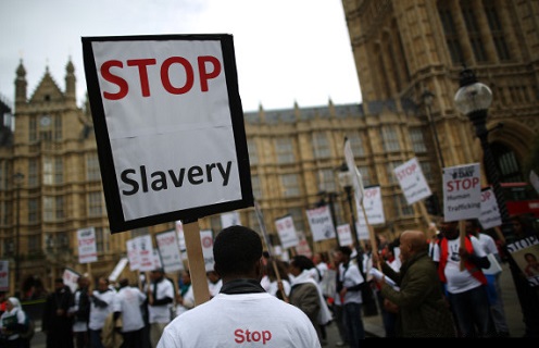 Anti-Slavery Day March To Parliament
